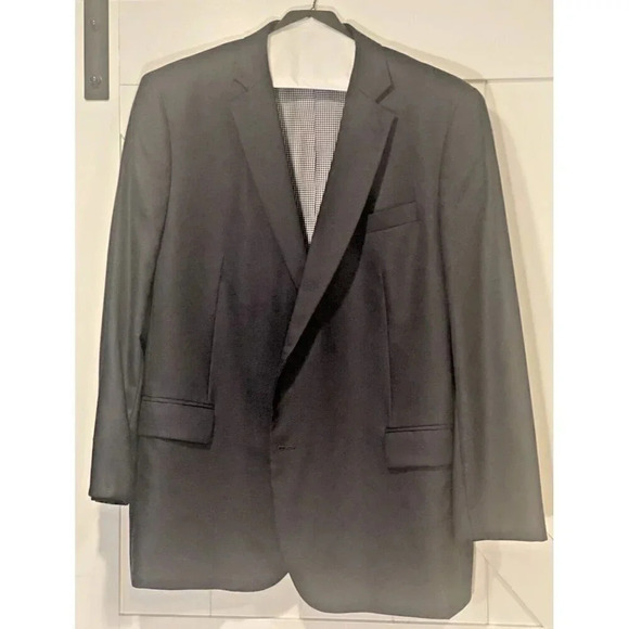 Tailored Culture Stafford Navy Blue Gold Button Blazer. Mens Size 50L - Picture 1 of 7